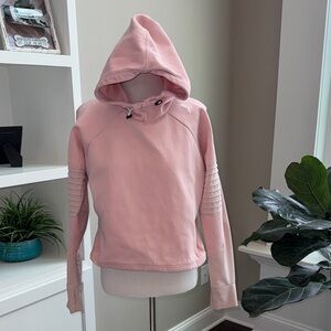 Puma Women's Blush Pink Moto Hoodie S